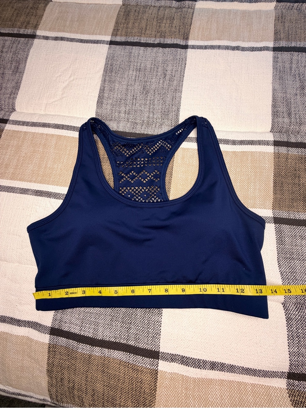 Navy Bomber Bra - Picture 3 of 4